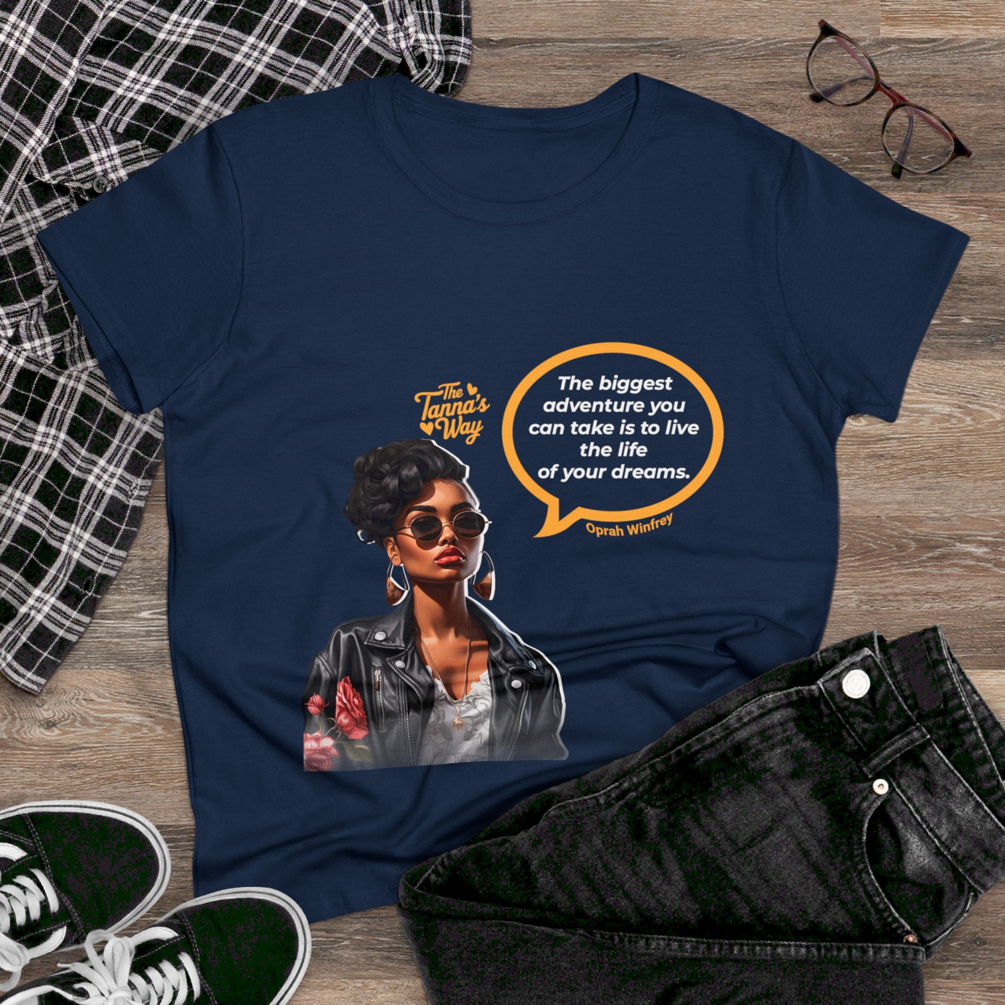 Oprah Winfrey | Women's Midweight Cotton Tee